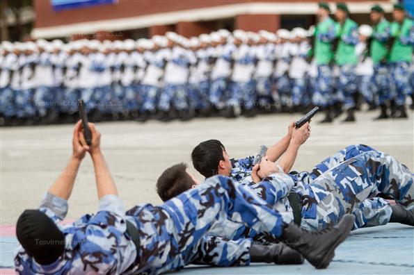 صبحگاه مشترک یگانهای نمونه نیروی هوایی ارتش