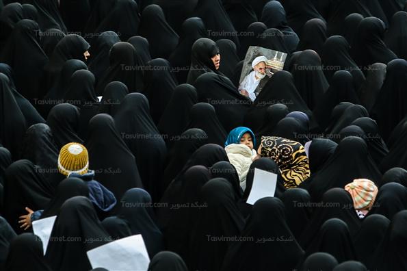 مراسم تشییع پیکر آیت‌الله حاج شیخ عزیز الله خوشوقت