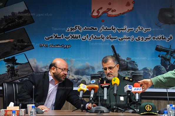 نشست خبری فرمانده نیروی زمینی سپاه