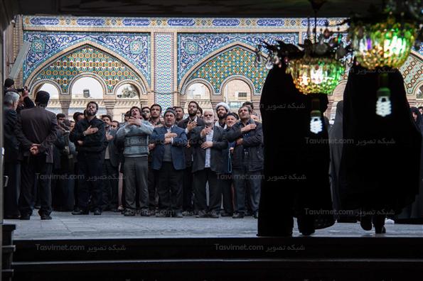 مراسم خاکسپاری پیکر آیت‌ الله عزیزالله خوشوقت