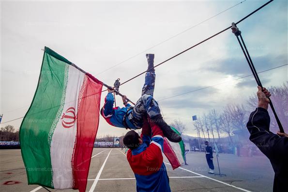 صبحگاه مشترک یگانهای نمونه نیروی هوایی ارتش