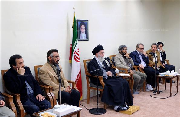 دیدار دست اندکاران جشنواره فیلم عمار بارهبر انقلاب