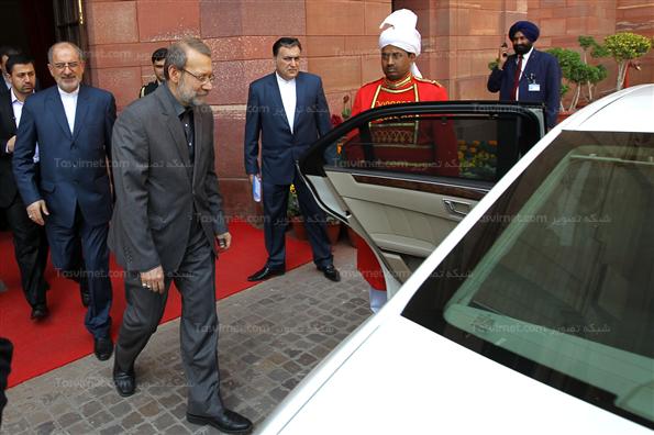 دیدار رئیس مجلس با رئیس جمهور هند