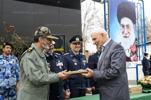 صبحگاه مشترک یگانهای نمونه نیروی هوایی ارتش