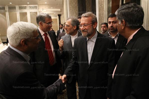 لاریجانی در جمع نمایندگان اتاق‌های بازرگانی هند