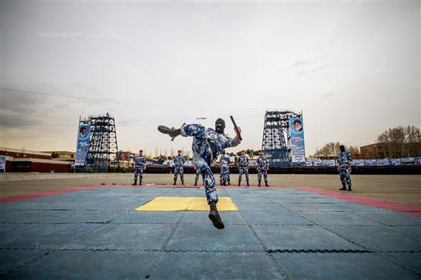 صبحگاه مشترک یگانهای نمونه نیروی هوایی ارتش