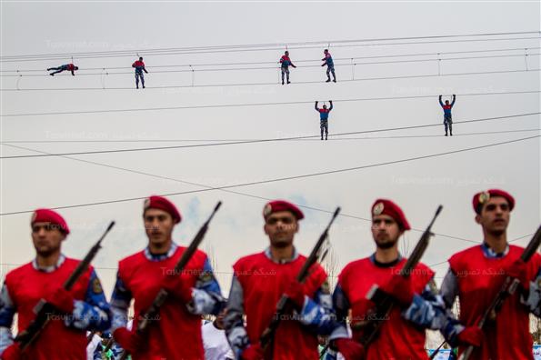 صبحگاه مشترک یگانهای نمونه نیروی هوایی ارتش