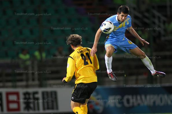 دیدار تیم های فوتبال سپاهان اصفهان و الغرافه قطر