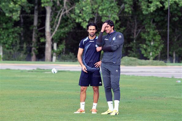 تمرین تیم فوتبال استقلال