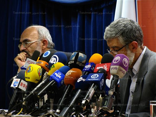 نشست خبری حداد عادل