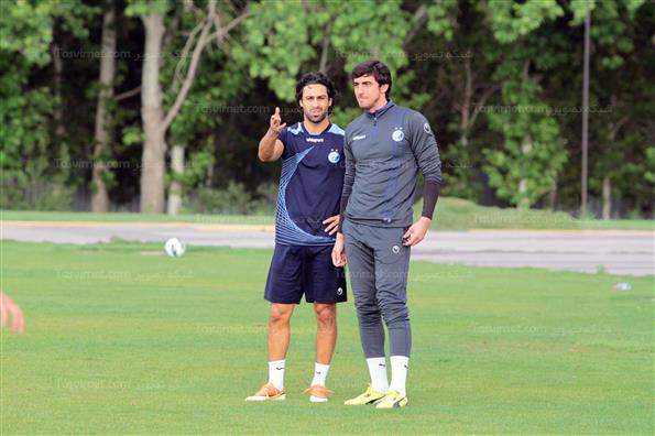 تمرین تیم فوتبال استقلال