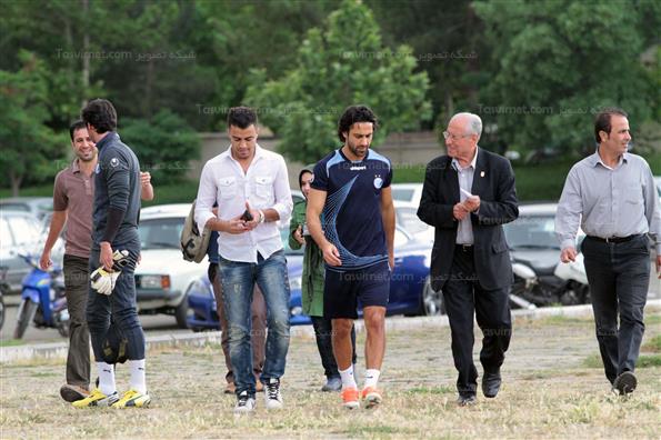 تمرین تیم فوتبال استقلال