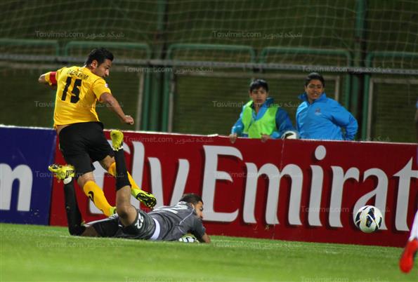 دیدار تیم های فوتبال سپاهان اصفهان و الغرافه قطر