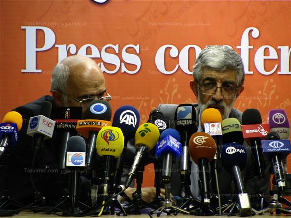 نشست خبری حداد عادل