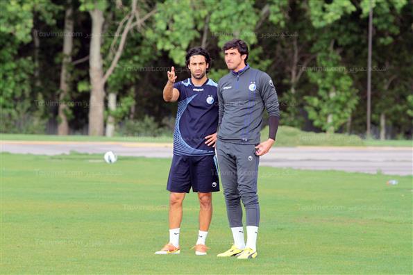 تمرین تیم فوتبال استقلال