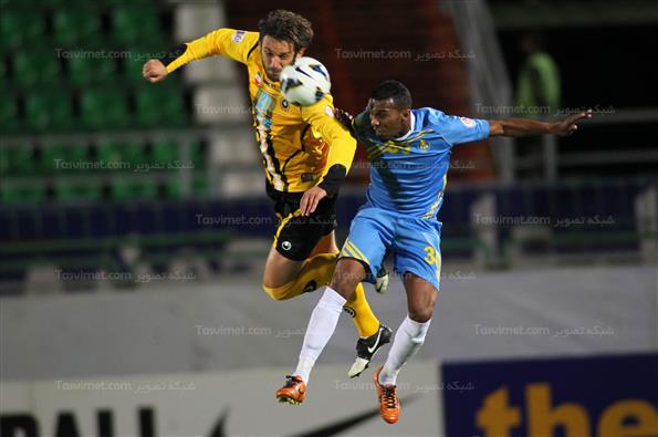 دیدار تیم های فوتبال سپاهان اصفهان و الغرافه قطر