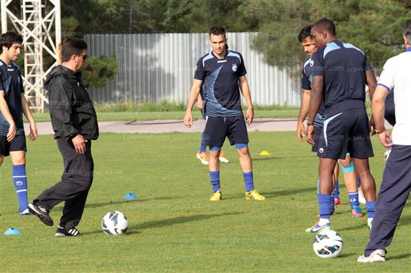 تمرین تیم فوتبال استقلال