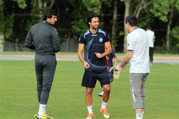 تمرین تیم فوتبال استقلال