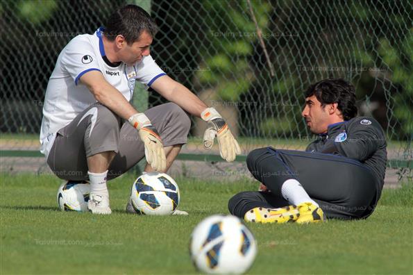 تمرین تیم فوتبال استقلال