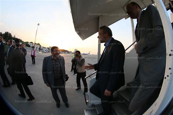 لاریجانی وارد مشهد شد