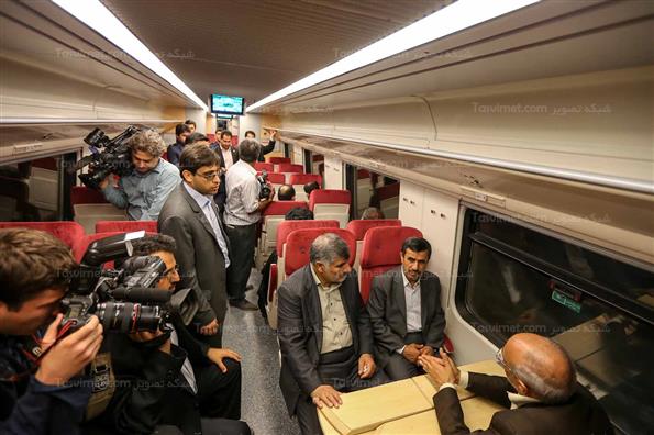 بهره‌برداری از طرح انتقال خط آهن تهران - تبریز