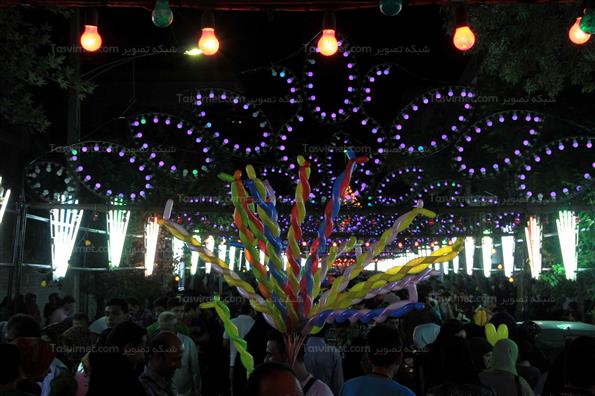 جشن و آذین بندی شب نیمه شعبان