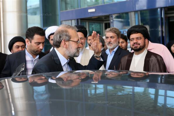 لاریجانی درهمایش نکوداشت آیت الله عزالدین زنجانی