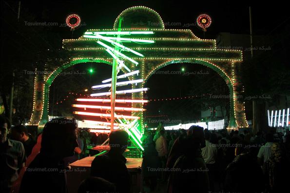 جشن و آذین بندی شب نیمه شعبان