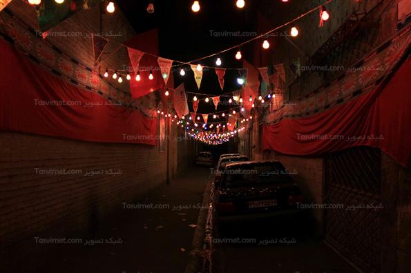 جشن و آذین بندی شب نیمه شعبان