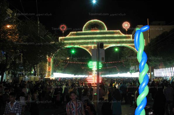 جشن و آذین بندی شب نیمه شعبان