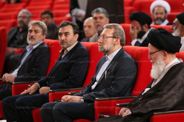 لاریجانی درهمایش نکوداشت آیت الله عزالدین زنجانی