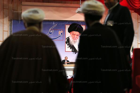 لاریجانی درهمایش نکوداشت آیت الله عزالدین زنجانی