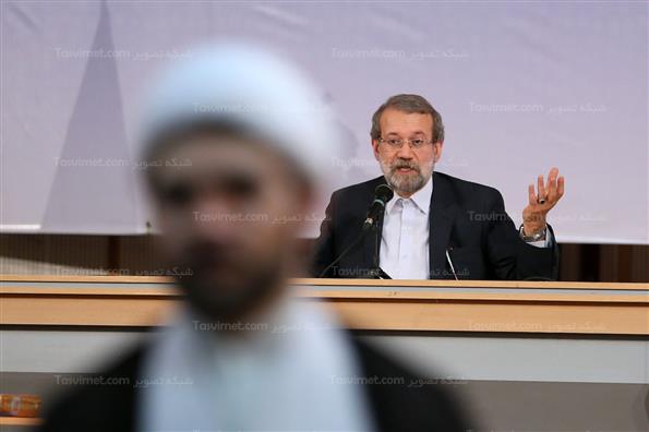 لاریجانی درهمایش نکوداشت آیت الله عزالدین زنجانی