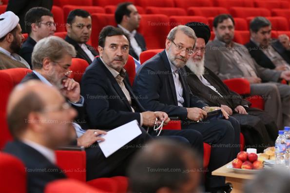 لاریجانی درهمایش نکوداشت آیت الله عزالدین زنجانی