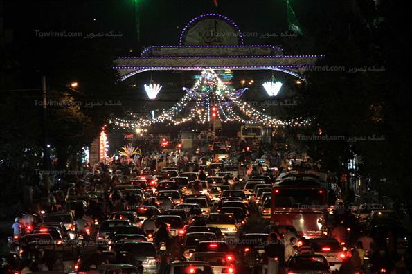 جشن و آذین بندی شب نیمه شعبان