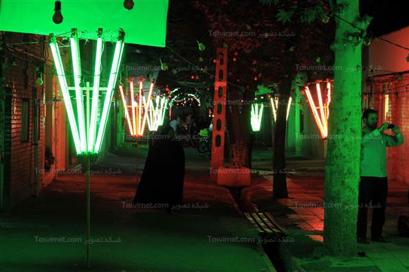 جشن و آذین بندی شب نیمه شعبان