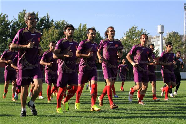 تمرین تیم فوتبال پرسپولیس