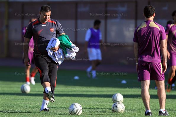 تمرین تیم فوتبال پرسپولیس