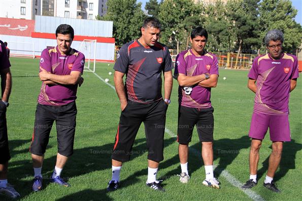 تمرین تیم فوتبال پرسپولیس