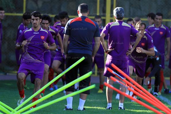 تمرین تیم فوتبال پرسپولیس