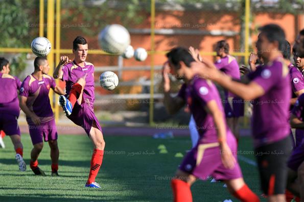 تمرین تیم فوتبال پرسپولیس