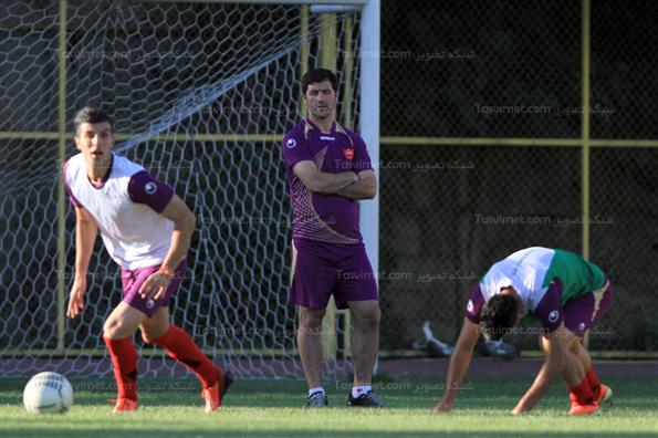 تمرین تیم فوتبال پرسپولیس