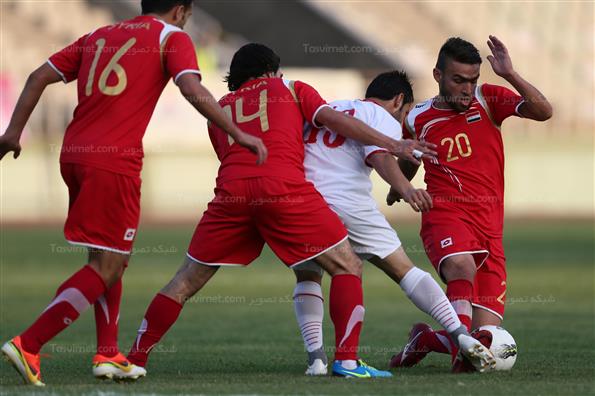 دیدار تیم‌های سوریه و اردن
