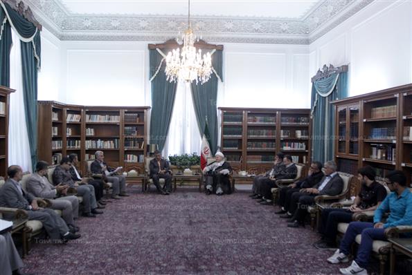 دیداراقشار فرهنگی مازندران با هاشمی رفسنجانی