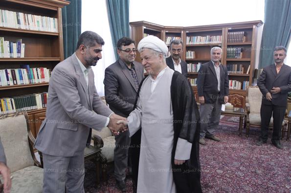 دیداراقشار فرهنگی مازندران با هاشمی رفسنجانی