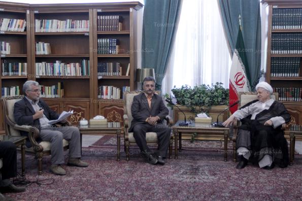 دیداراقشار فرهنگی مازندران با هاشمی رفسنجانی