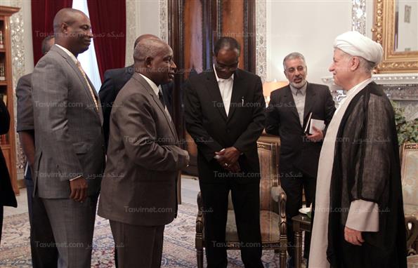 دیدار وزیر امور خارجه سیرالئون باهاشمی رفسنجانی