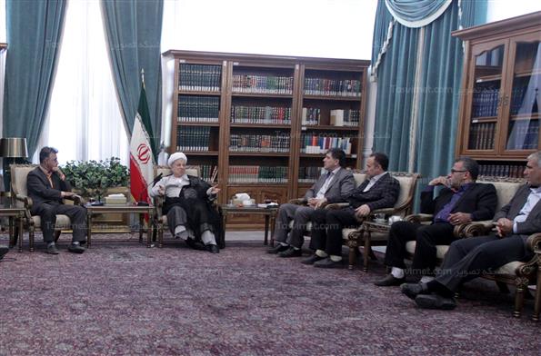 دیداراقشار فرهنگی مازندران با هاشمی رفسنجانی