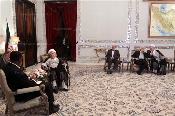 دیدار وزیر امور خارجه سیرالئون باهاشمی رفسنجانی