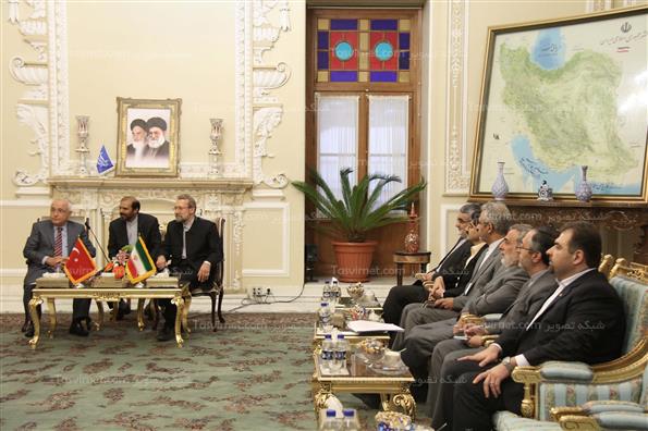 دیدار روسای مجالس ایران و ترکیه